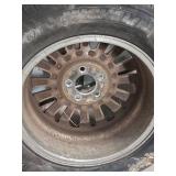 Set of 4 Michellin Defender XT 226/60/R16 tires with Chrome Wheels - previously used.  Two of the tires have better tread left than the other two.