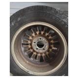 Set of 4 Michellin Defender XT 226/60/R16 tires with Chrome Wheels - previously used.  Two of the tires have better tread left than the other two.