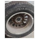 Set of 4 Michellin Defender XT 226/60/R16 tires with Chrome Wheels - previously used.  Two of the tires have better tread left than the other two.