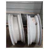 Dexter 12x4JA White Steel Wheels - Set of 2