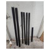 Extra supports for gorilla shelves  - 2 long 48"W shelf supports, one short side 24" D shelf support, 4 corner supports 43"H