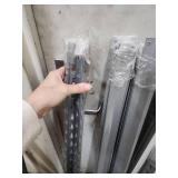 Steel gorilla shelf with White MDF Shelf Boards -  6 Tier - 48"W x 18"D x 84"H. Open box, appears new (bottom of box was falling apart, so only have the top of the box).  All pieces accounted for.