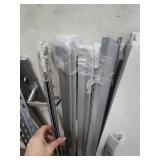 Steel gorilla shelf with White MDF Shelf Boards -  6 Tier - 48"W x 18"D x 84"H. Open box, appears new (bottom of box was falling apart, so only have the top of the box).  All pieces accounted for.