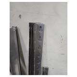 Extra steel shelving supports for 48" Wide shelf unit - Twelve 48" W shelf brackets, and 8 corner pieces.  (No short side/depth shelf brackets)