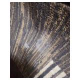 Large Geometric Pattern Area Rug 84x62 - has a couple of faint spots on it.  Needs cleaned - good structural condition