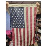 American Flag - 50"W x 30" H - ends are tattered