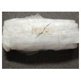 Commercial White Bath Towel Set 24x50 - see pic for contents on label, did not open package to confirm all contents listed are inside the package.  Dirty on ends from storage but should wash fine