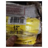 Grip-Rite Construction 12" Bright SM Spike Bulk Pack - Open Box at least half full if not more