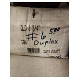 Keystone 50lb Box of 1 3/4" Construction Nails - Open box but appears almost full