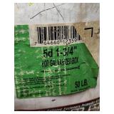 Grip Rite Nails 5d 1-3/4" Hot Galvanized Box Nails - 50 pounds new unopened box