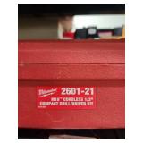 Milwaukee Tool Hard Carrying Case 2601-21 for M18 Cordless 1/2" Compact Drill/Driver Set - Empty Case Only no Tool