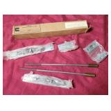 Cipco Corp - Two Flush Bolts with 12" metal rods - new in original box with mounting screws