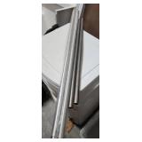 4 aluminum Tubes - two are 31" Long and .75" diameter, two in the packages are 42" long and 1" diameter (this set has mounting holes drilled at each end)