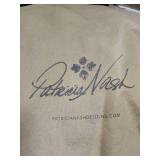 Patricia Nash Brown Leather Hobo Purse w/ Dust Cover (has some wear and fade on the outer leather - inside has stains) good structural condition. Includes a frog Checkbook wallet