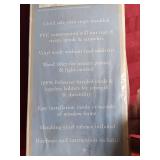 Jubilee Room Darkening Vinyl Mini Blinds - Soft White.  Open box,  appears new. 23in W x 42in L