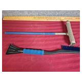 Ice Scraper with Brush and Windshield Squeege