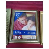 Photo Frame Set - 3 Frames Featuring a Holson Fine Metals Hand Polished Frame