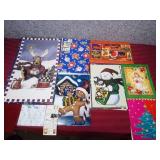 Christmas Holiday Gift Box Set (comes inside of a cute owl Cracker Barrel reusable shopping bag)