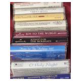 Christmas Music Cassette Tape collection