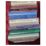 Christmas Music Cassette Tape collection