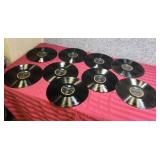 Vintage Longines Symphonette Society Vinyl Record Collection - 9 LP records no sleeves