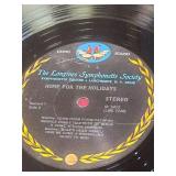 Vintage Longines Symphonette Society Vinyl Record Collection - 9 LP records no sleeves