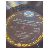 Vintage Longines Symphonette Society Vinyl Record Collection - 9 LP records no sleeves