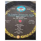 Vintage Longines Symphonette Society Vinyl Record Collection - 9 LP records no sleeves