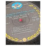 Vintage Longines Symphonette Society Vinyl Record Collection - 9 LP records no sleeves