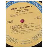 Vintage Christmas Compilation Vinyl Records Collection - set of 6 no sleeves