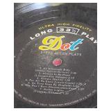 Vintage Vinyl Record Collection - 1950s/60s - set of 11 no sleeves - Dot, Atlantic & RCA Records
