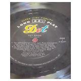 Vintage Vinyl Record Collection - set of 8 no sleeves- Pat Boone (qty 2) and Burl Ives Albums (qty 6)