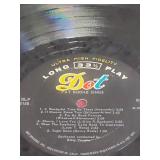 Vintage Vinyl Record Collection - set of 8 no sleeves- Pat Boone (qty 2) and Burl Ives Albums (qty 6)