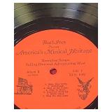 Vintage Vinyl Record Collection - set of 8 no sleeves- Pat Boone (qty 2) and Burl Ives Albums (qty 6)