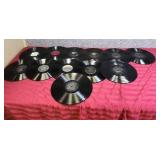 Vintage Lawrence Welk & Mills Brothers Vinyl Record Collection - set of 12 records, no sleeves