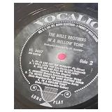 Vintage Lawrence Welk & Mills Brothers Vinyl Record Collection - set of 12 records, no sleeves