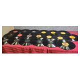 Vintage Country & Western Vinyl Record Collection - 19 records, no sleeves - including Barbara Mandrell, The Oak Ridge Quartet, Mel Tillis and more