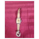 Vintage Roy Rogers Character Watch with Leather Band and a pair of men