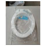 Carex Elongated Hinged Toilet Seat Riser - Retail: $39