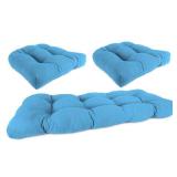 Tufted Outdoor Cushion Set - Retail: $78