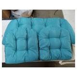 Tufted Outdoor Cushion Set - Retail: $78