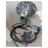 Modern Spiral Pendant Light Fixture - 3 Light Set - 2 damaged ends (see photos)  - Retail: $96