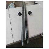 Heavy-duty Spring Tension Curtain Rod 102-122 Inch - Retail: $37