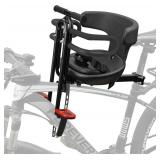 Front-Mounted Child Bike Seat with Safety Guards - Retail: $45