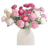 Artificial Pink Peony Flower Arrangement - Retail: $23