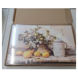Rustic Lemon Still Life Canvas Wall Art - Retail: $24