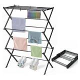 Foldable X-Frame Clothes Drying Rack - Retail: $30
