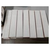 White Ceramic Subway Tile Pack 35 good pieces five bad pieces - Retail: $45