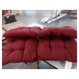 Eagle Peak Tufted Chair Cushions Set - Retail: $51