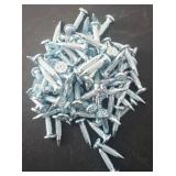 Zinc-Plated Concrete Nails - Bulk Pack (Count of 98) - Retail: $12